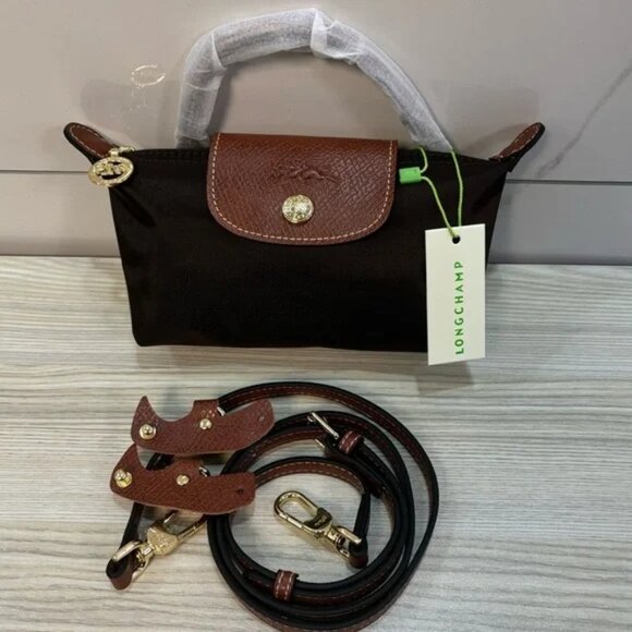 Longchamp Handbags - Longchamp Le Pliage Mini Tan Handbag